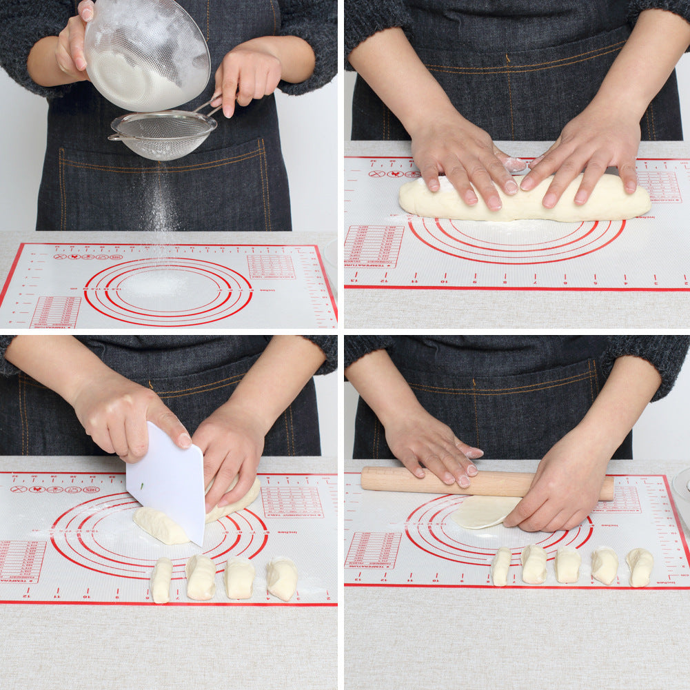 Kneading Dough Mat Silicone Baking Mat Pizza Cake Dough Maker Pastry  Kitchen Cooking Grill Gadgets Bakeware Table Mats Pad Sheet - AliExpress